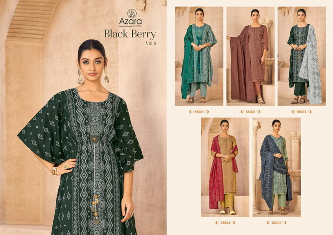 Azara Black Berry Vol 2 By Radhika Cotton Dress Material Catalog